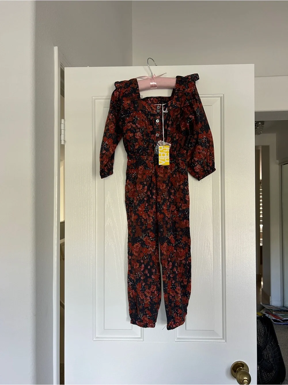Roller Rabbit One-Piece with Red Floral Print